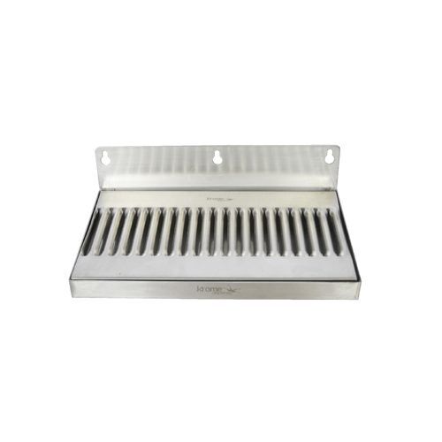 10″ X 6″ Wall Mount Drip Tray – Brushed Stainless – Without Drain - Image 2