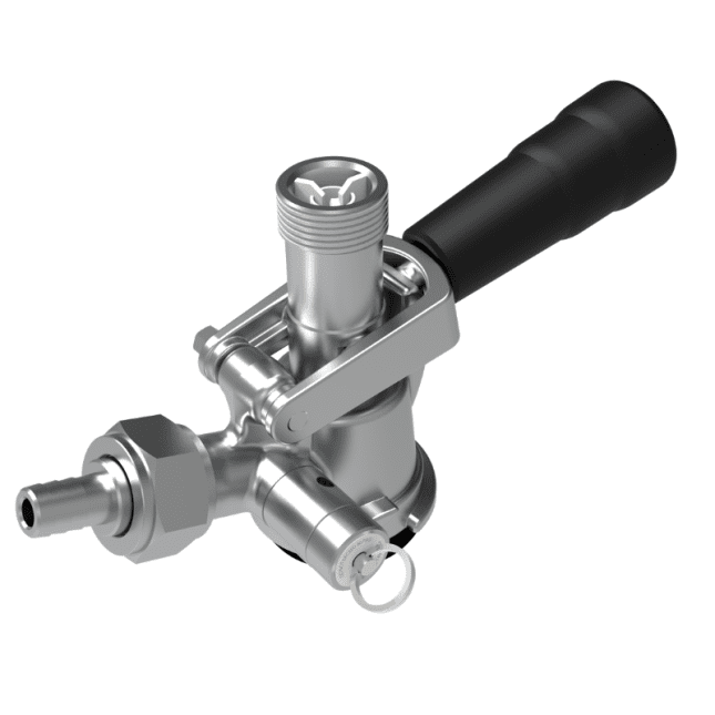 D System keg coupler
