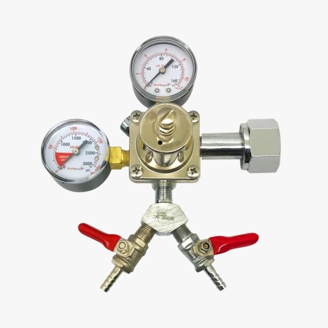 Precision CO2 Regulator – 2 Outlet CGA 320