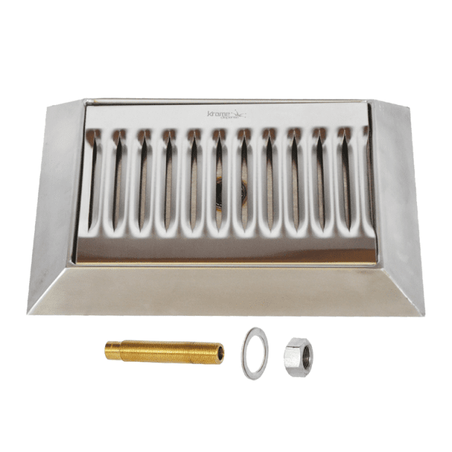 9″ x 6-1/2″ Beveled Edge Drip Tray – With Drain