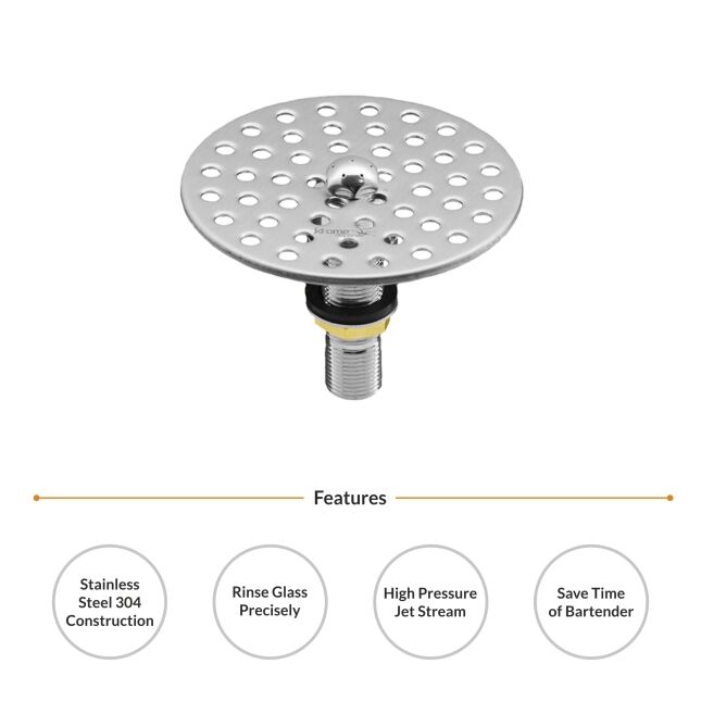 Glass Rinser Spray Assembly