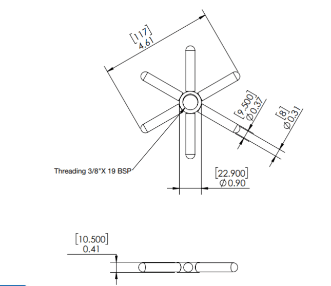 Barobjects - Replacement Stainless Steel Disk for Rinser - C4016