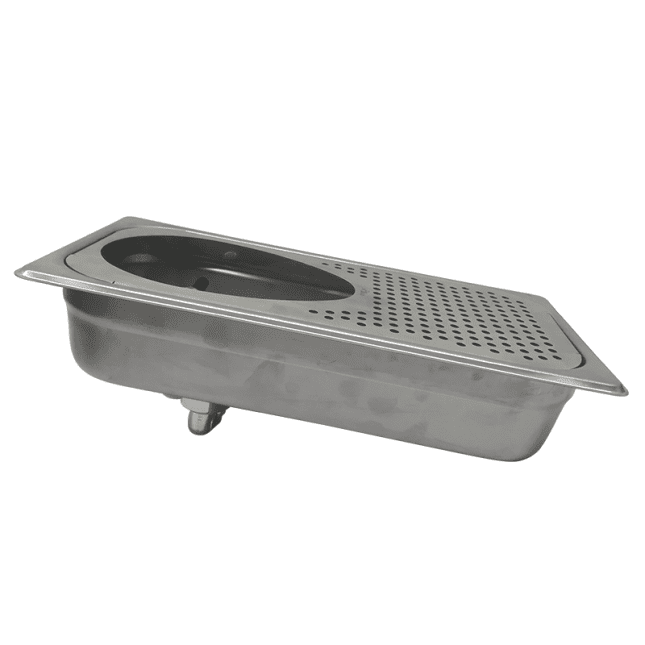 Recessed Milk Pitcher Rinser