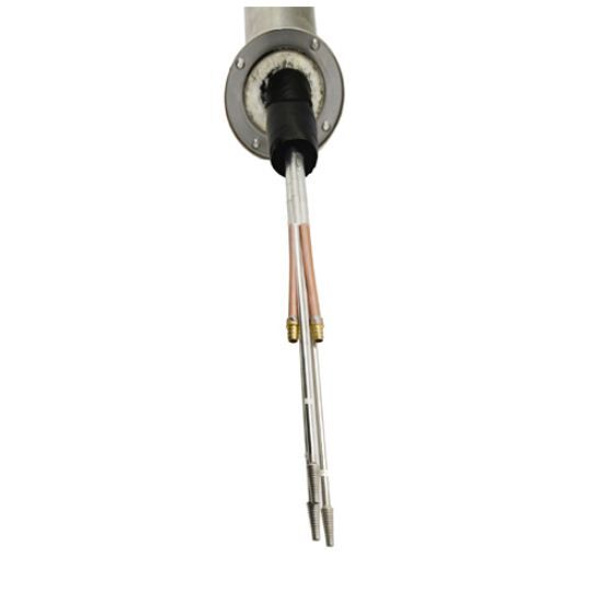 4" T Tower - 4 Faucets - Brushed Stainless - Glycol Recirculation Loop+Free Metal Knob - Image 3