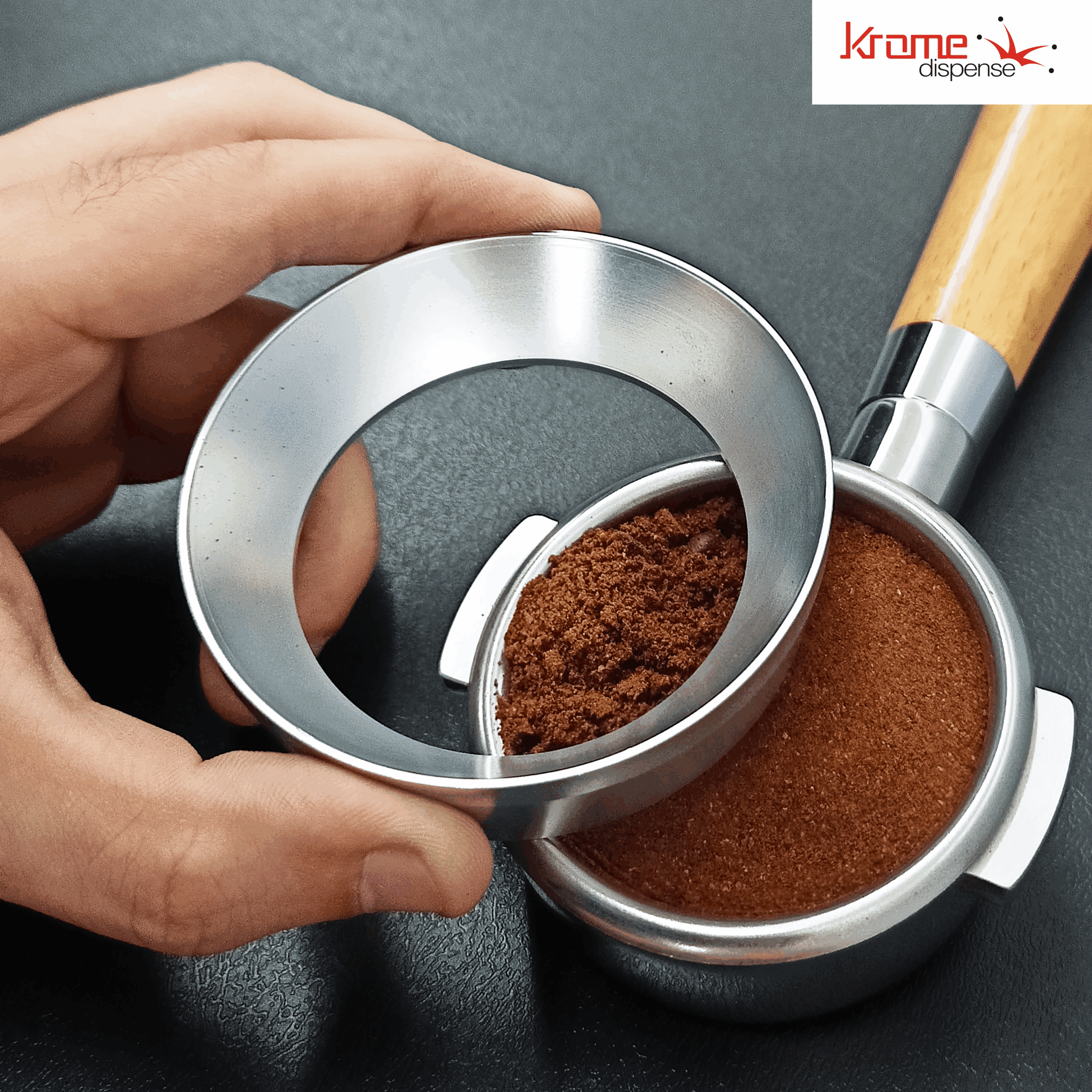 Aluminum Dosing Ring/Funnel - 57mm - Image 5