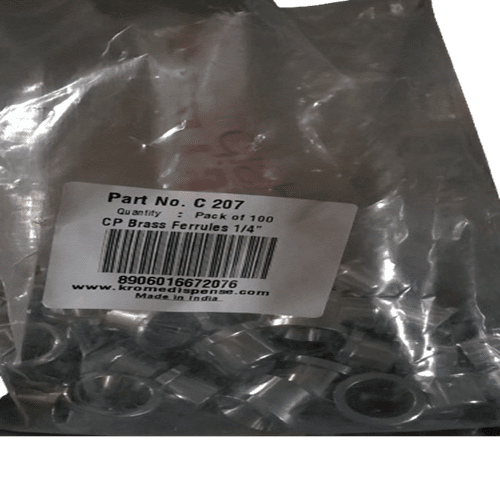 Chrome Plated Brass Ferrules