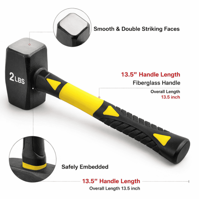 2lbs Club hammer