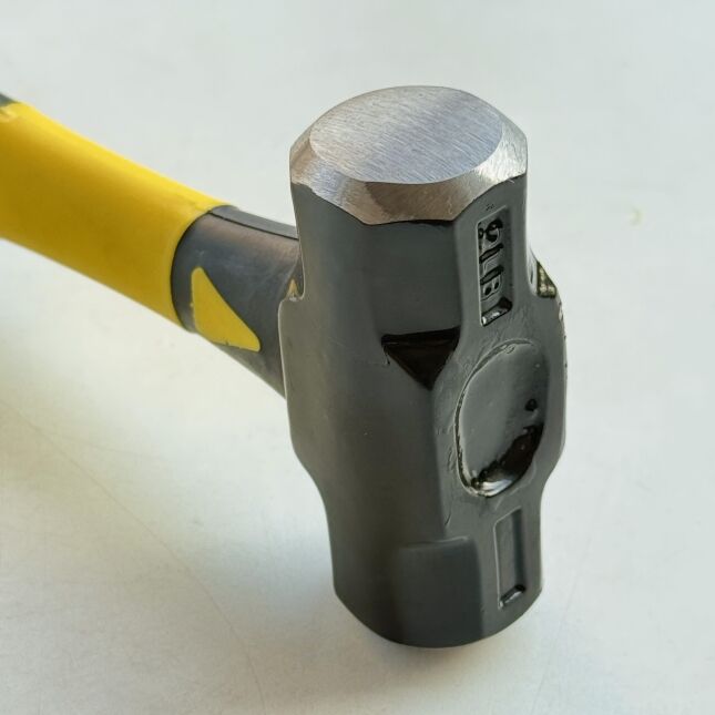 2 lbs Sledge Hammer – 13.5" Fiberglass Handle | Yellow & Black Non-Slip Grip - Image 2