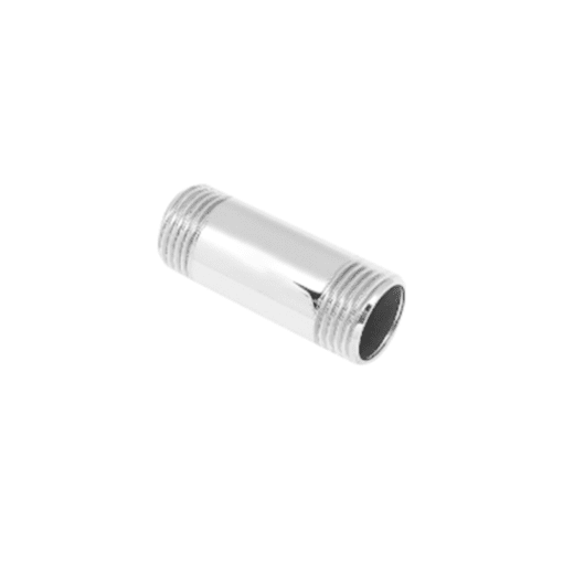 1/2" x 4" nipple - chrome plated brass(Pack of 3) - Image 2