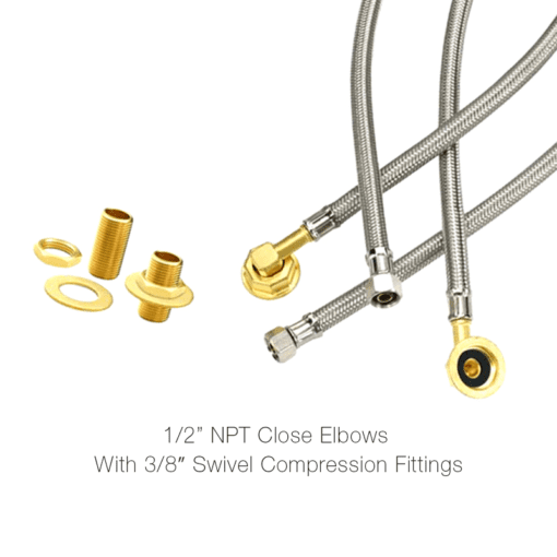 braided water supply hose