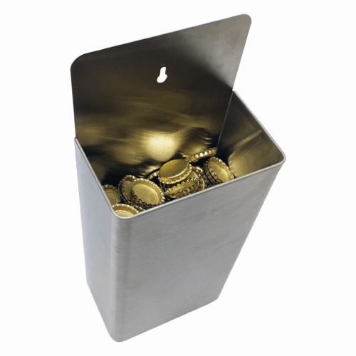 Barobjects Stainless Steel Bottle Cap Catcher- Wall Mount  - C573