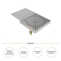 Glass Rinser Drip Tray