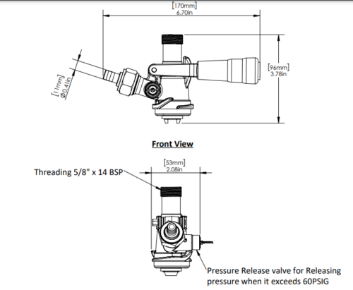 Barobjects- D System With Stainless Steel Body and Stainless Steel Probe-C703