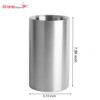 Stainless Steel Ice Bucket Double Walled Wine Chiller - Brushed Stainless - Image 3