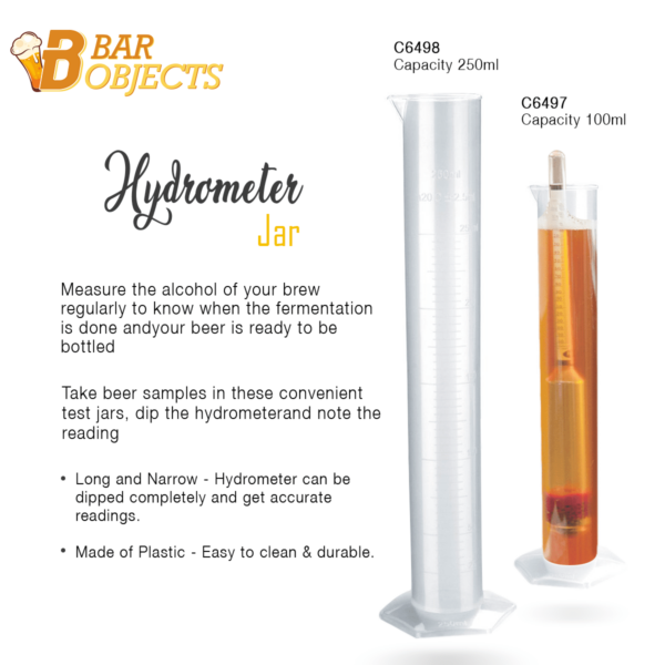 Barobject Hydrometer test jar