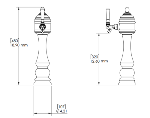 1 Tap Epic Beer Tower