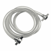 Beer Hose Assembly- 3/8″ ID Vinyl X 6′ Long