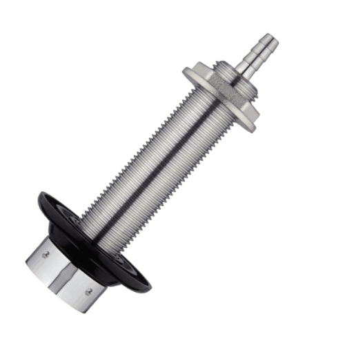 Alternative view of 3-1.2″ Brass Nipple Shank – 3/16″ Bore I.D