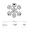 6 Outlet Beer Cleaning Manifold - Image 2