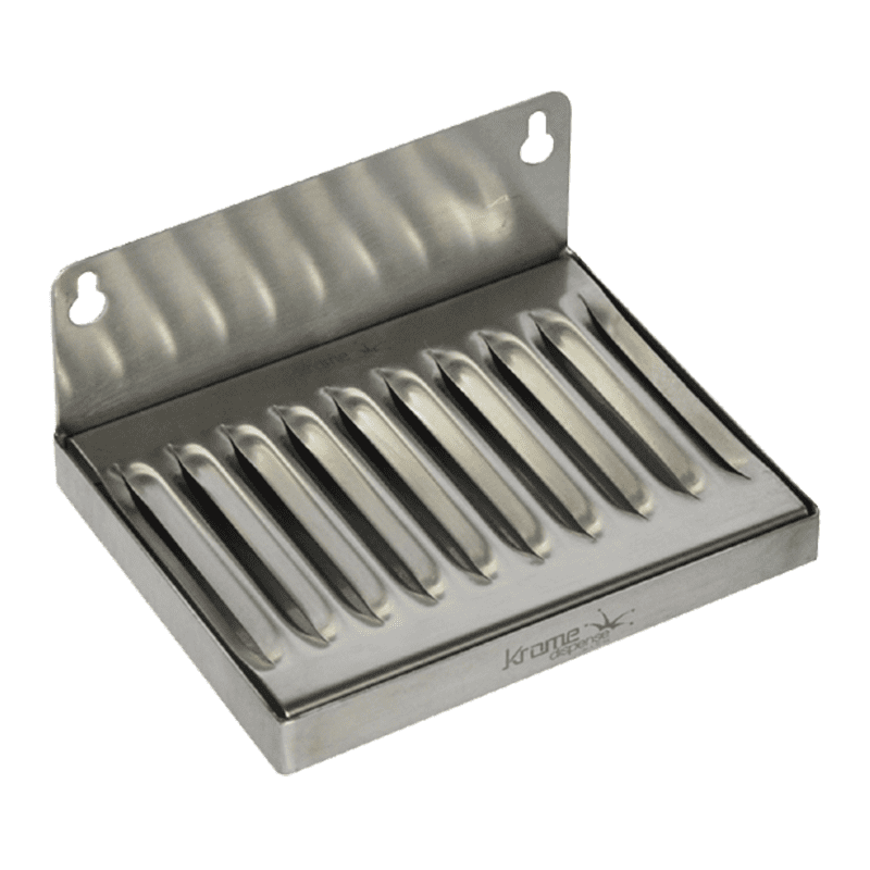 6″ X 4″ Wall Mount Drip Tray – Brushed Stainless – Without Drain C608