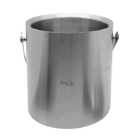 Barobjects Stainless Steel Ice Bucket with Lid