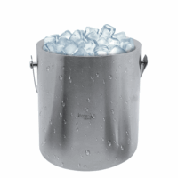 Barobjects Stainless Steel Ice Bucket with Lid
