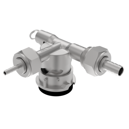 Low Profile D system Keg Coupler