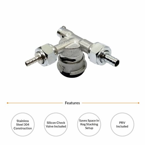 Low Profile D System Keg Coupler