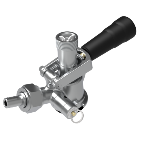 D System keg coupler