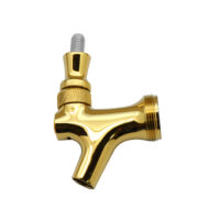 Standard stainless steel beer faucet gold