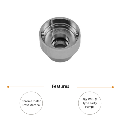 Alternative view of Cleaning Adapter For Party Pump – Sankey “D “