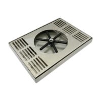 center rinser drip tray