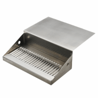 Alternative view of 24″ x 5″ x 8″ Jockey Box Drip Tray – Brushed Stainless
