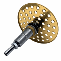 Alternative view of Glass Rinser Subassembly for Drip Tray - Vibrant Gold Finish-NSF Certified