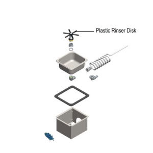 Glass rinser disk | replacement part