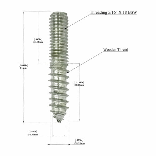 Hanger Bolt for Tap Handle