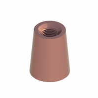 Faucet Handle Ferrule - Brass with Brushed Copper