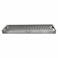 Alternative view of 16″ x 5″ Surface Drip Tray with Lip