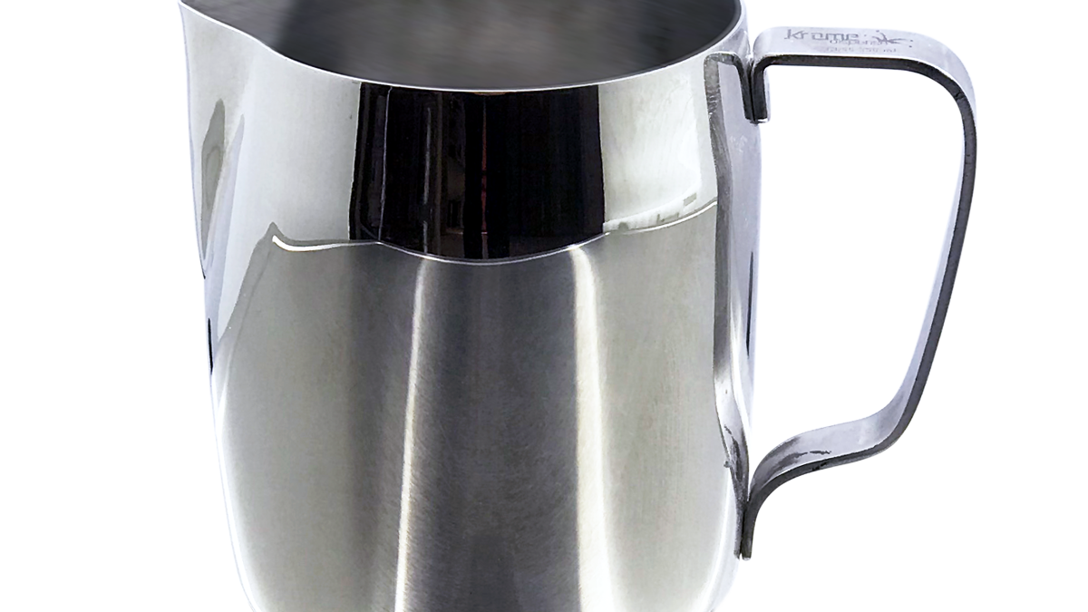  Coffee Latte Cup, Coffee Accessory 304 Stainless Steel Latte  Art Pitcher, for Restaurant Home Cafe Hotel(350ML black-304): Home & Kitchen