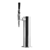 Barobjects - Nitro Coffee Tower - 1 Faucet with 100% SS Contact - SS Polished - Air Cooled - C1029