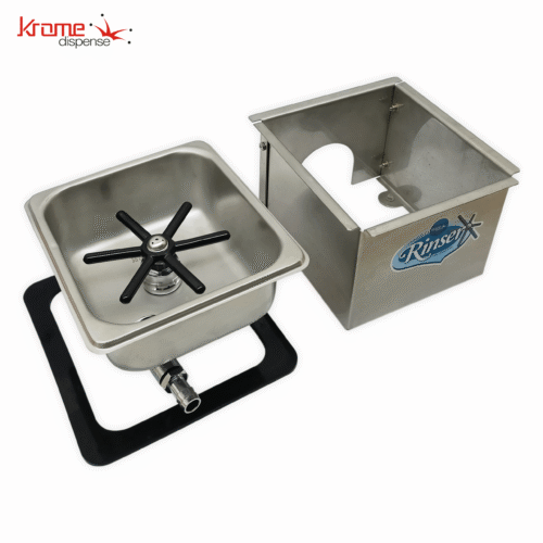 Counter Top Frothing Pitcher Rinser