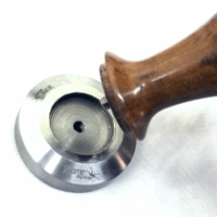 Barobjects Wooden Espresso Coffee Tamper with Teak Handle