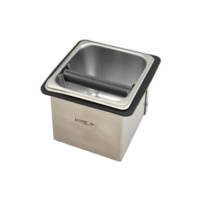 Barobjects - 7.32"x 7.32"x 5.07": Stanless Steel Counter Top Knock Box - C1881