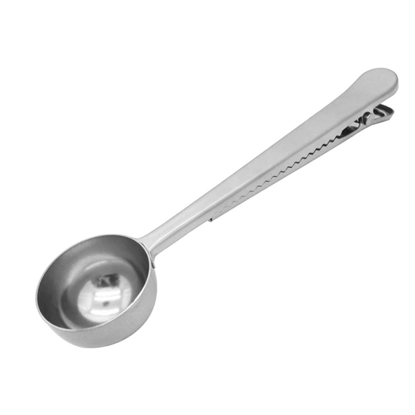 Barobjects - Coffee Scoop with Bag Clip Stainless Steel - C2447