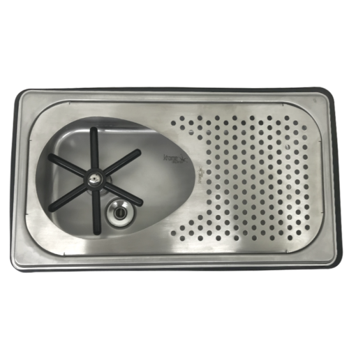 Recessed Milk Pitcher Rinser