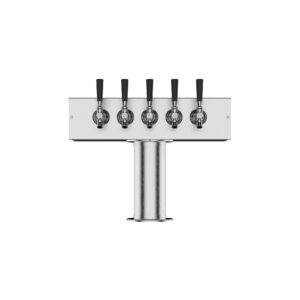 T" Style Tower - 5 Faucet