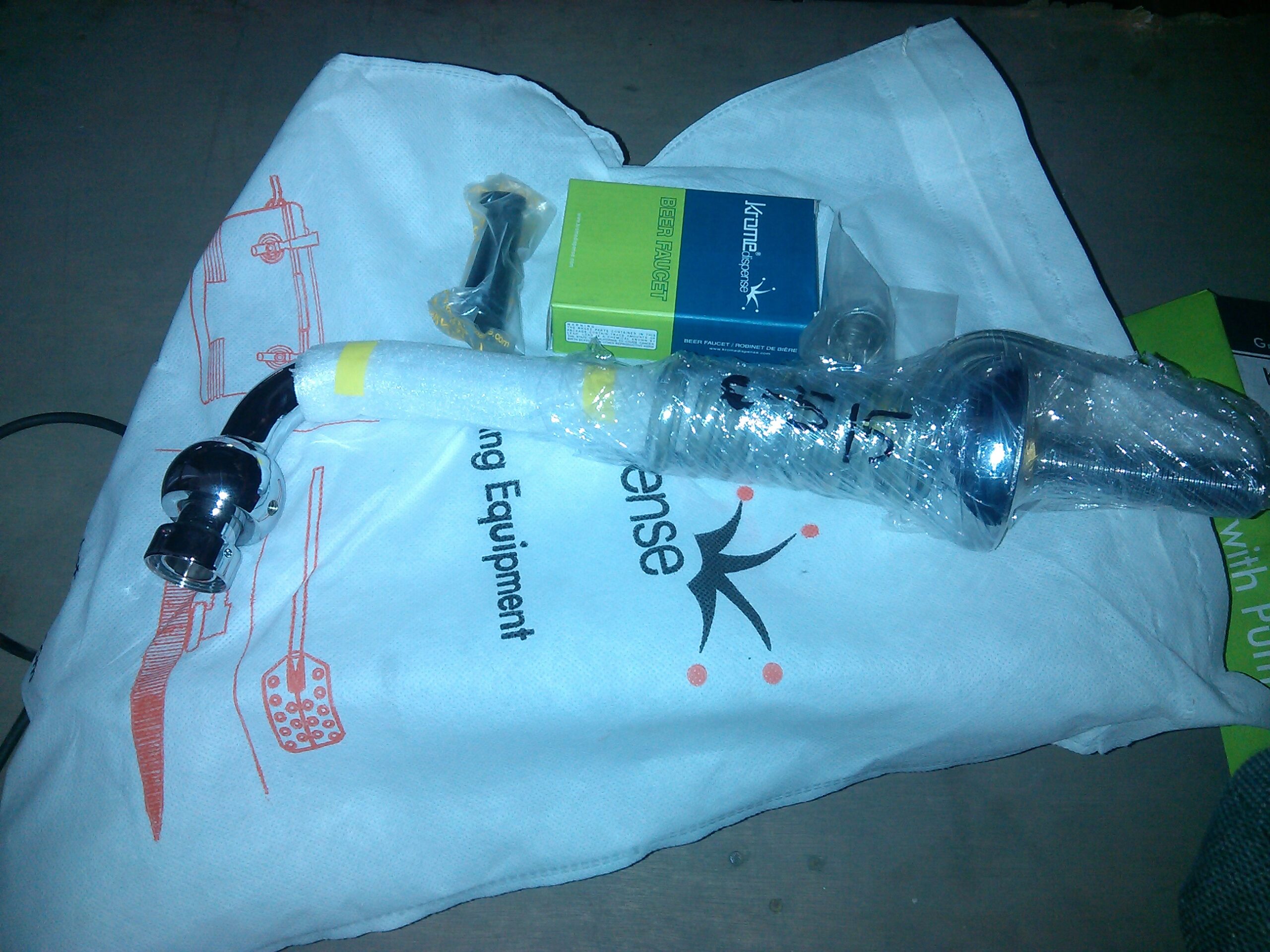 Axis Beer Dispensing Tower 1 Faucet Chrome Plated Brass Air Cooled Technology - Image 3