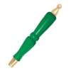 Mini Pub Style Handle with gold fittings - Green - Image 2