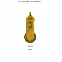 Alternative view of Wall lamp Beer Tower - 1 Faucet - Vibrant Gold Finish - Air Cooled
