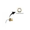1.75" Brass Column Shank - 1/4" Bore I.D - Image 3